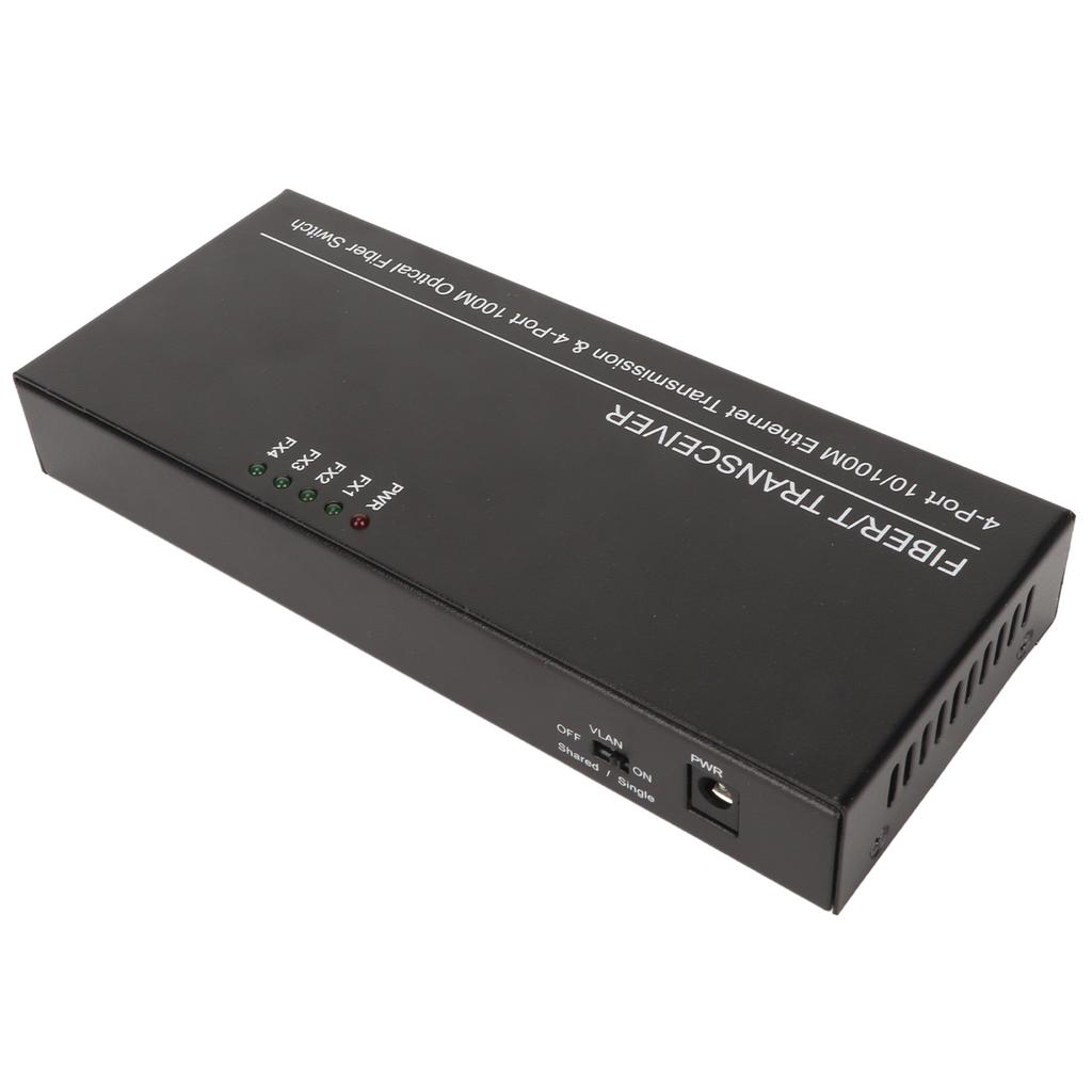 SFP Fiber Switch 8 Ports 10 100M Self Adaptive LED Indicator Plug and Play Ethernet Optical Switch