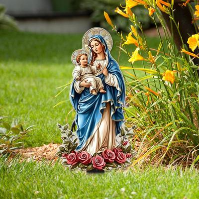 2D Plague Decorative Garden Level Decoration Terrace Stake for Veranda