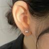 Butterfly Cubic Zirconia Stud Earrings for Women - Elegant, Simple, and Versatile Design