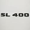 3D ABS Car Letters Badge Sticker Rear Trunk Logo SL350 SL400 SL500 Emblem For Mercedes Benz SL350 SL400 SL500 R230 R231 R129 ON4