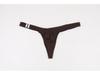 Men's Low-Rise U-Convex Ice Silk Thong E044
