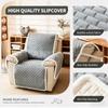 Non-Slip Plush Recliner Sofa Towel Crystal Fleece Couch Protector Pads Dustproof Armchair Mats Home Office Furniture Protector