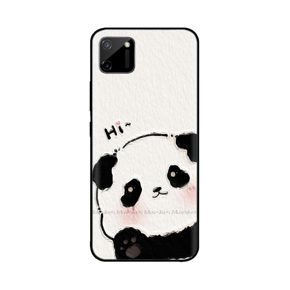 For Oppo Realme C11 RMX2185 Case Cover For Realme C11 2021 RMX3231 Flowers Soft Liquid Silicone Phone Shell for RealmeC11 Coque