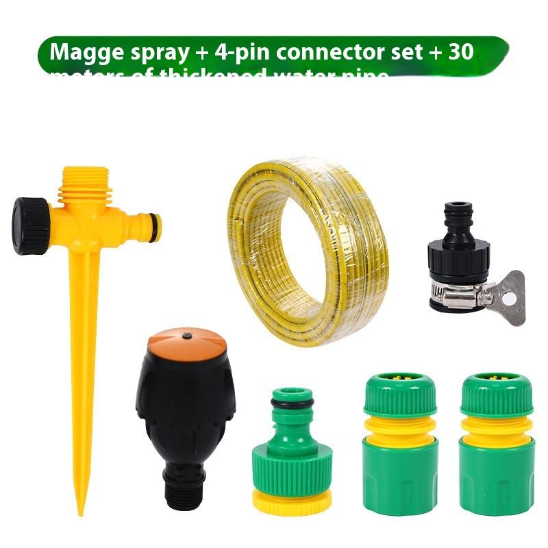 1pc Garden Sprinkler Rotating Lawn Sprinkler for Yard 360-DegreeAutomatic Rotating Head Lrrigation RotarySp Outdoor plastic