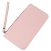 Women's Vintage Long Wallet PU Leather Zipper Soild Color Large Capacity Card Holder Clutch Purse Bag