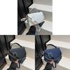Pu Small Square Bag For Women With Stitching Detail For Daily Casual Use