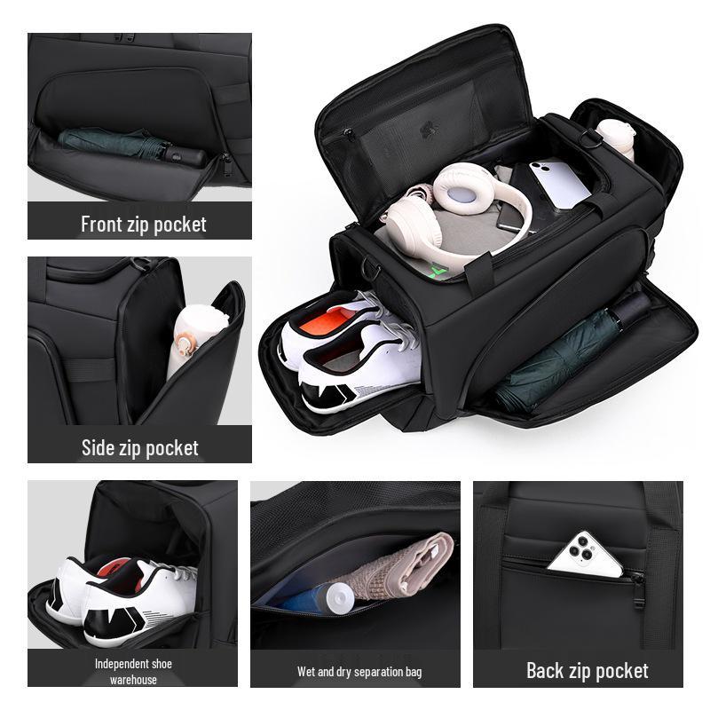 Unisex Crossbody & Gym Bag - Large Capacity, High-end, Lightweight, Casual Fashion Handbag for Travel.