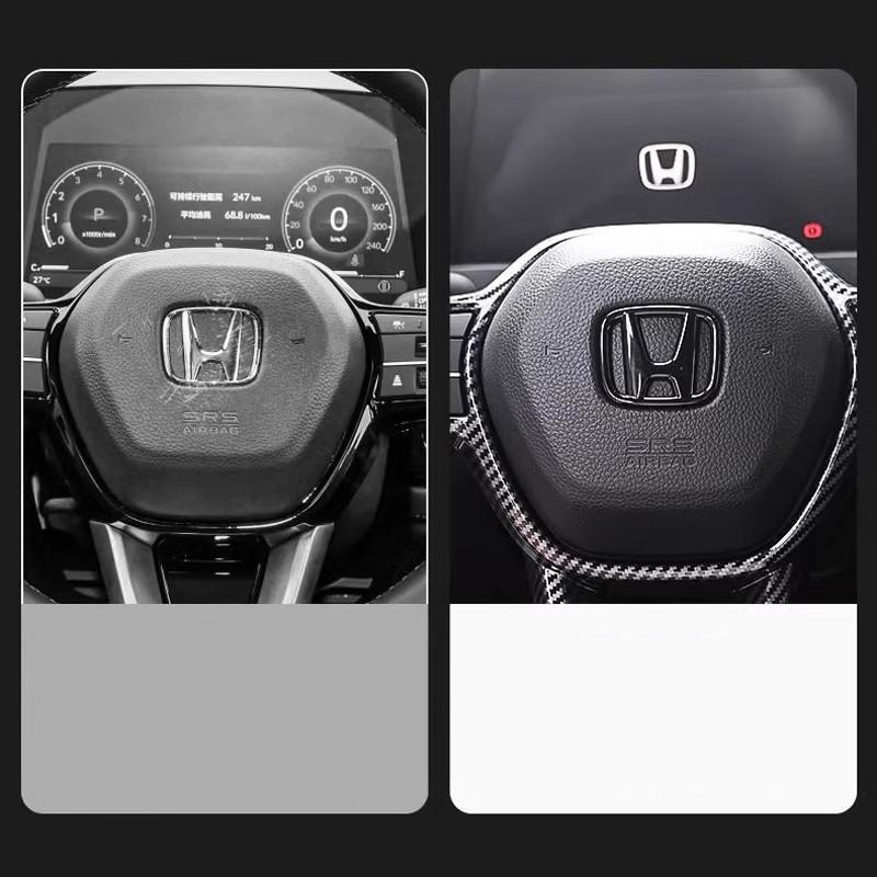 ABK1 ABS Car Steering Wheel Emblem Sticker Accessories For Honda Civic FIT Accord Prelude CRV 5th City CRZ CRX Jazz HRV Pilot Odyssey