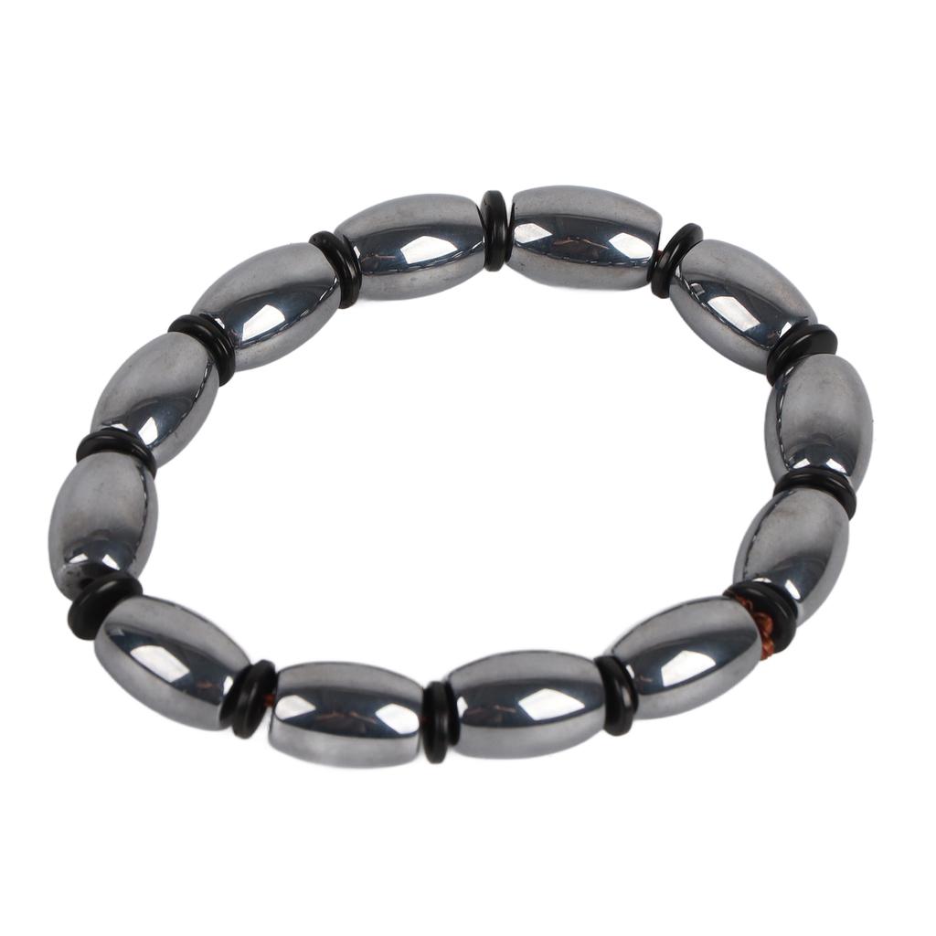 Terahertz Beads Bracelet Stretchy Stress Relief Meridian Treatment Unisex Energy Healing Stone Bracelet
