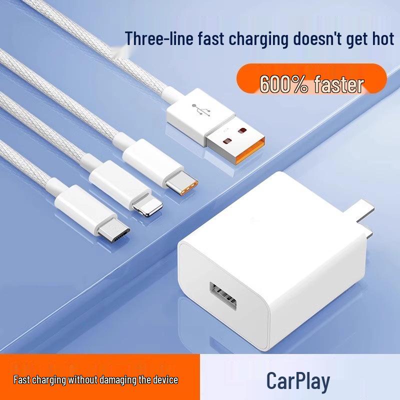 3-in-1 Type-C Multi-Function Data Cable Set for Android and Huawei