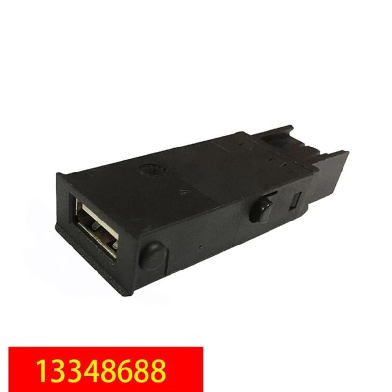 ABS Car USB Chargers Port 13348688 for Select Model Vehicles Easy Installation Center Console USB Socket