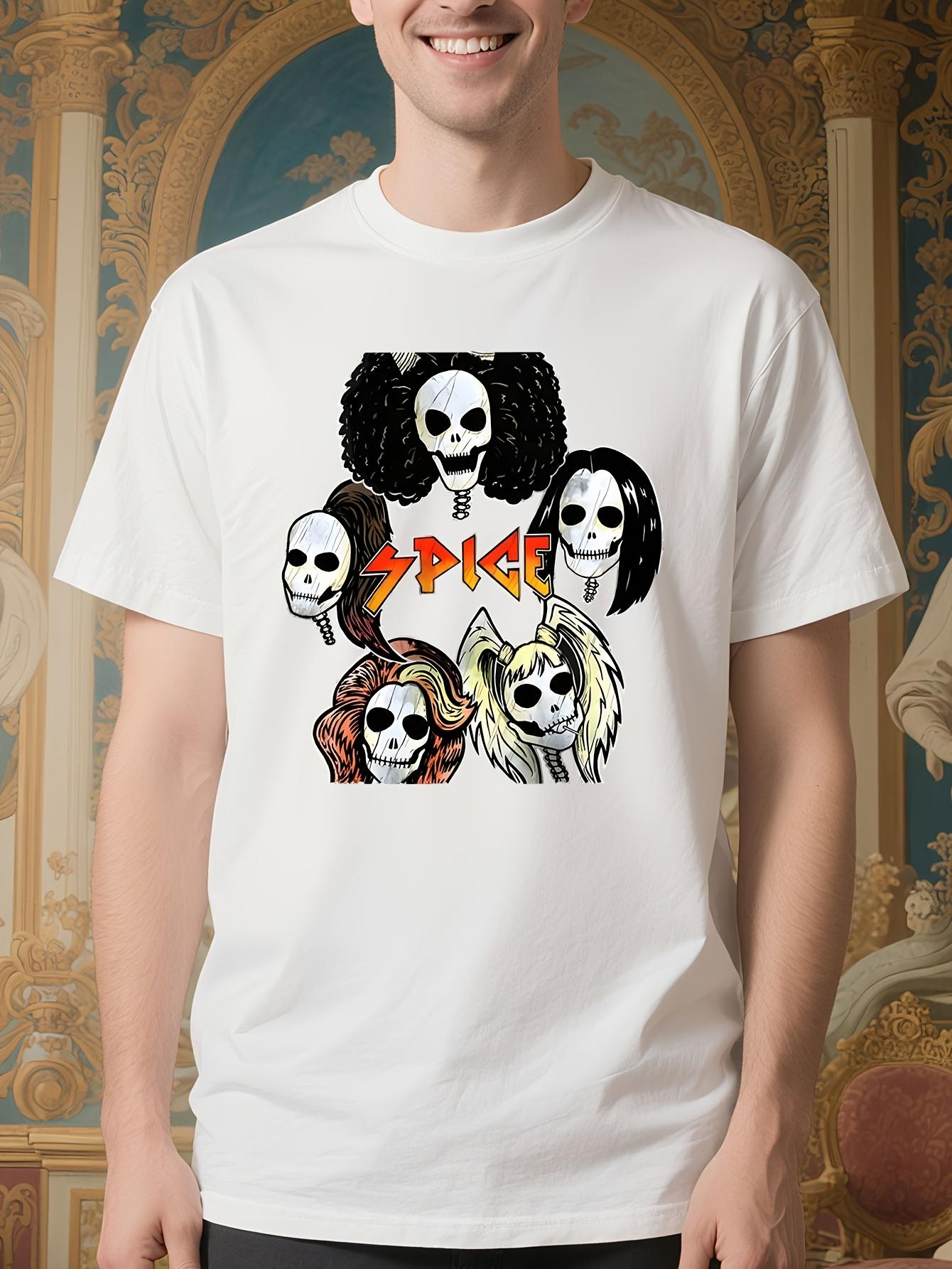 Spice Girls Graphic Tshirt - Vintage Spice Heads Design (... XL