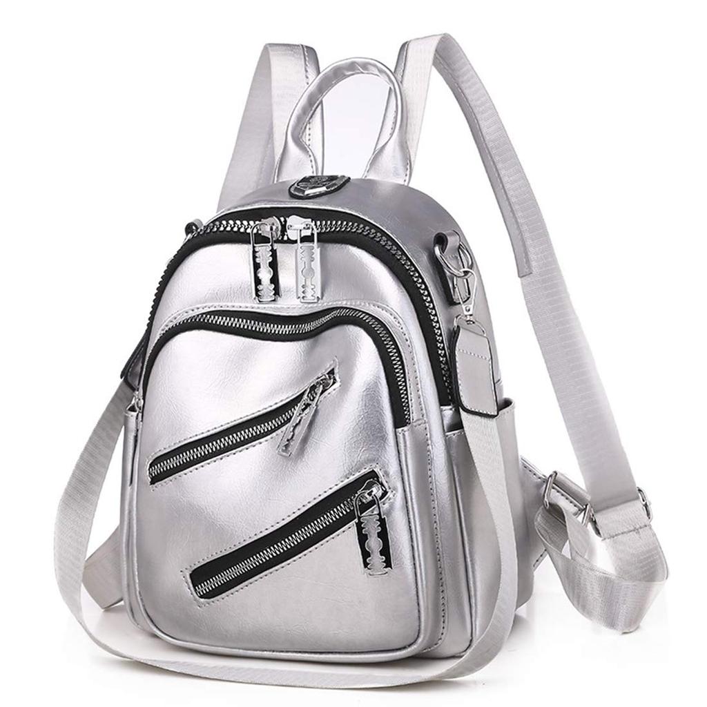 NACZHLOVELL Damen Mini-Rucksack, Stylischer PU-Leder-Rucksack/Umhängetasche, 3-Wege-Design, Niedliche Mini-Tasche für Mädchen, Perfekt für den Weg zur Arbeit, Schule und