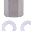 1 Set Bicycle Trailer Head Extension Screws Rustproof Easy Installation Wide Compactible Universal Bicycle Trailer Clutch Adapter Bolts