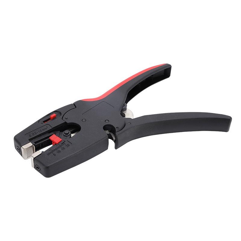 2-in-1 Automatic Wire Stripper & Cutter - Steel Tool for 0.03-10mm² (AWG 22-10) Electrical Wiring (Durable, Easy to Use)