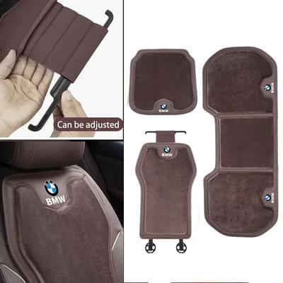 -Cojín de asiento de coche de invierno de franela cálido, funda protectora para asiento de coche, almohadilla para BMW Serie 3 5 X1 X3 X5 F10 F30 G01 G05 G32 G20 G30 G60