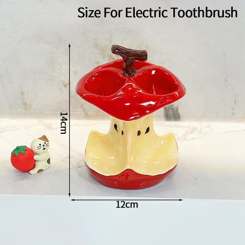 Ceramics Toothbrush Storage Racks Couple Electric-Toothbrush Holder Cute Cartoon Toothpaste Stand Bathroom Washbasin Rack