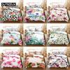 Flower Duvet Cover Set King Size 230X260 Single Double Bed Quilt Covers Pillowcase 3D Queen Bedding Sets Full Twin 2Pcs 3Pcs New