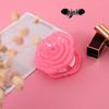 Portable Rose Flip-Top Double-Sided Compact Mirror - Small Gift for Girls