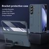 360 Full Protection Hinge Kickstand Case for Samsung Galaxy Z Fold 7 6 5 4 3 / 8 Ultra Tempered Glass Film Holder Folding Cover
