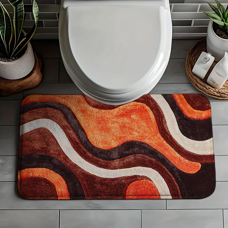 

Геометрический линейный стиль Маленький ковер Декоративный напольный коврик для гостиной спальни кухни ванной и душевой комнаты Домашний декор 40X60CM(1.3X2FT