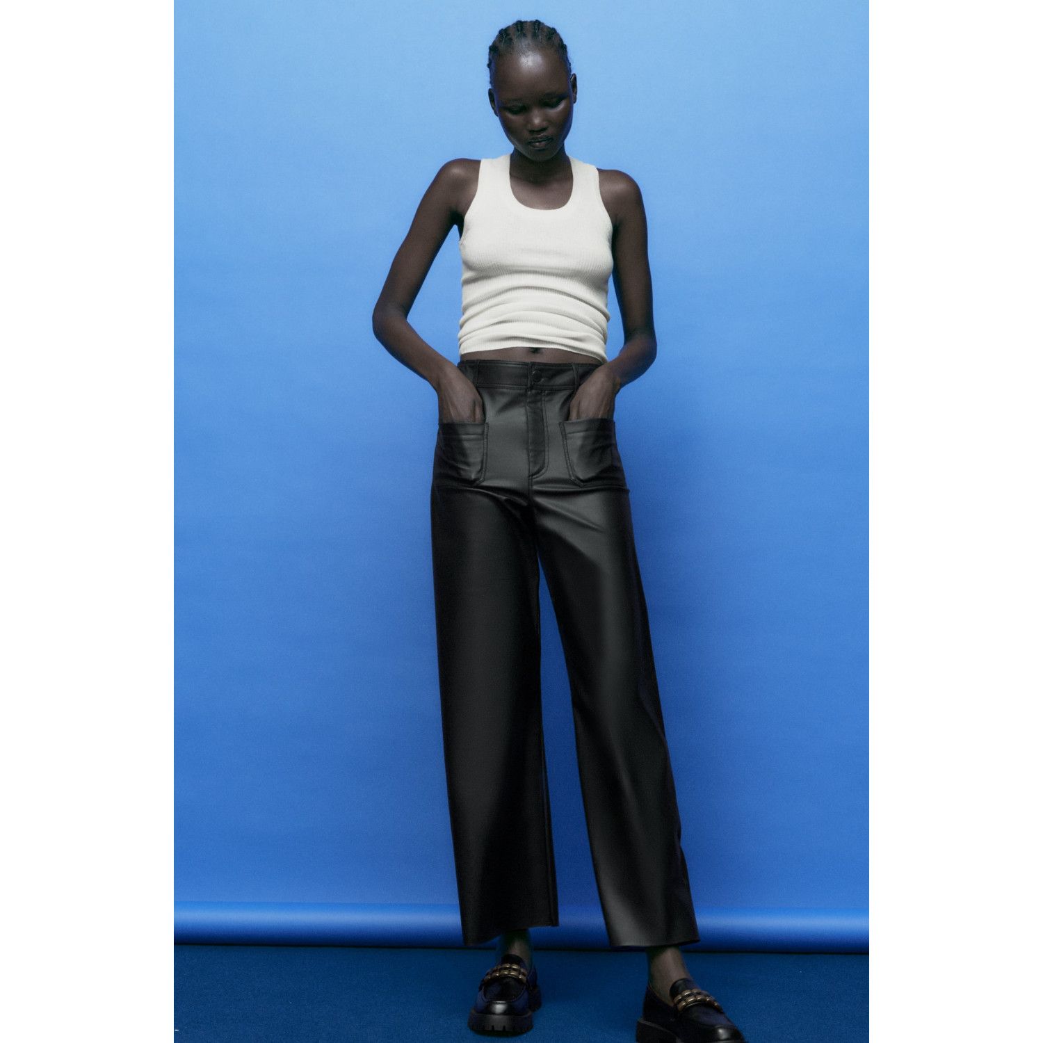 

EMBELLISHED LOAFERS WITH TRACK SOLES