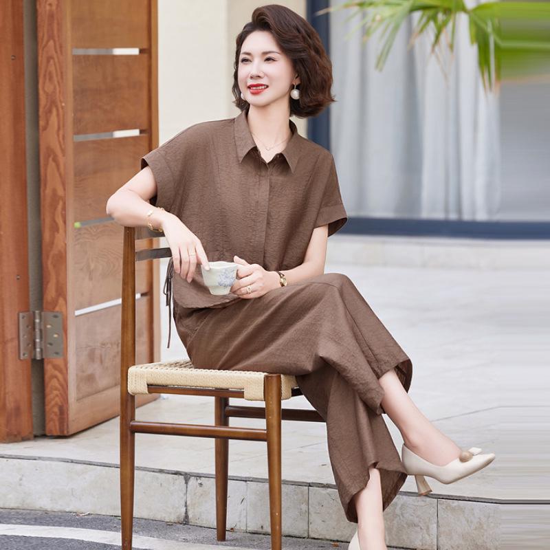 2026 Women's Summer Suit: Casual Slimming Skirt Pants Two-Piece