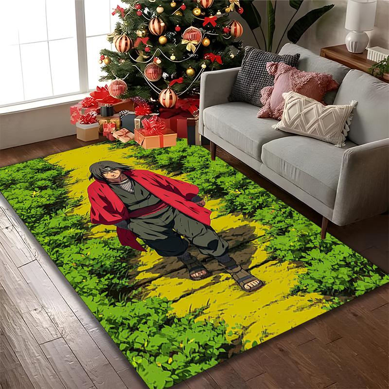 1 pièce de tapis de chaise imprimé Naruto pour utilisation à la maison, au bureau, tapis pour salon, cuisine, salle de jeux