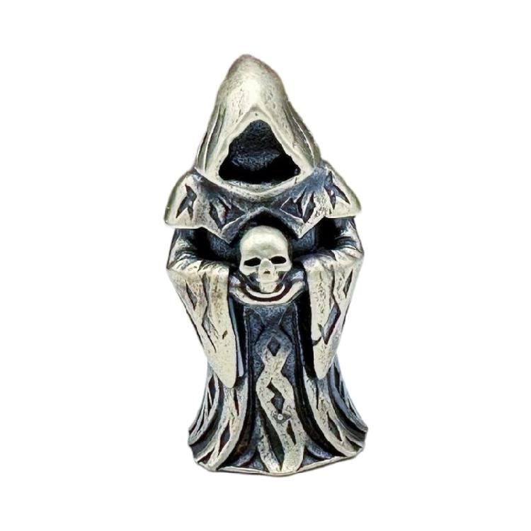 Unique Light Weight Undead Shape Lanyard Bead Outdoor Tool Hanging Charm Unique Parachute Cord Bead Easily to Use