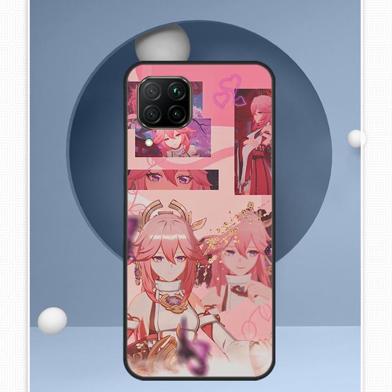 

Genshin Impact Yae Miko For Huawei P30 P60 Pro P20 P40 Lite Nova 9 10 SE 12s 12i 11i 8i Y91 Y60 Y70 Y72 Y90 Y61 Case Huawei Nova 11i