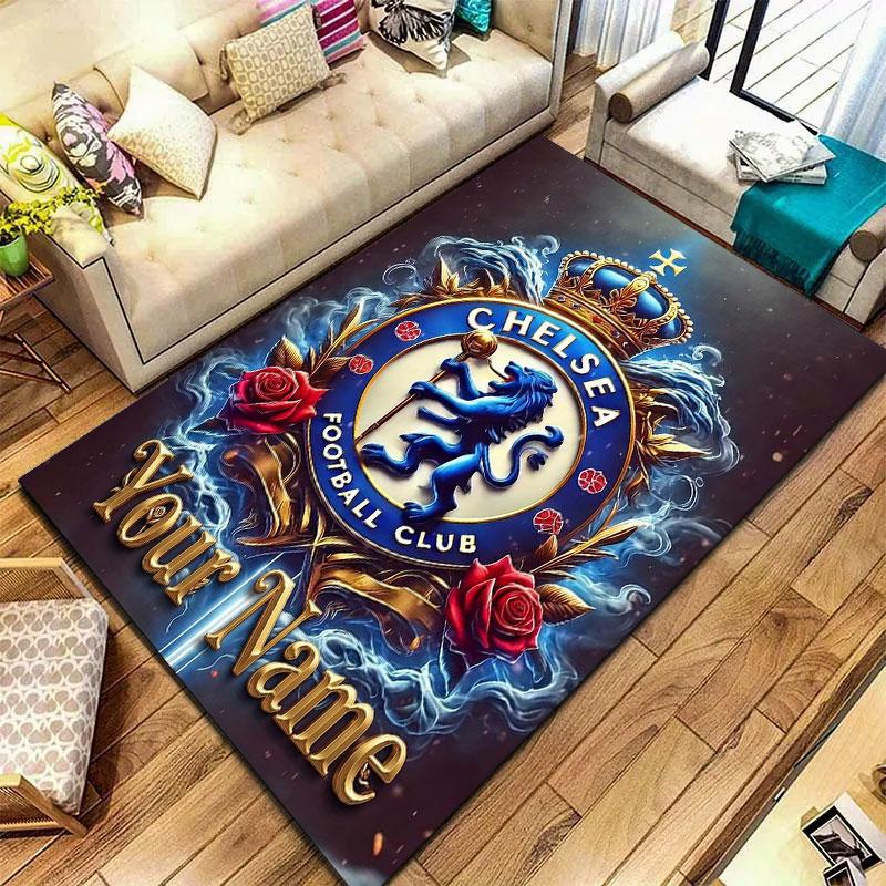 Chelsea F Custom Name Carpet Rug for Living Room Bedroom Home Sofa Decoration,Kids play Non-slip Floor Mat