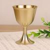 1Pcs S/M/L Vintage Brass Mug Red Wine Glass Good Gloss Copper Portable Smooth Edge Water Beer Cup Drinkware For Party Bar