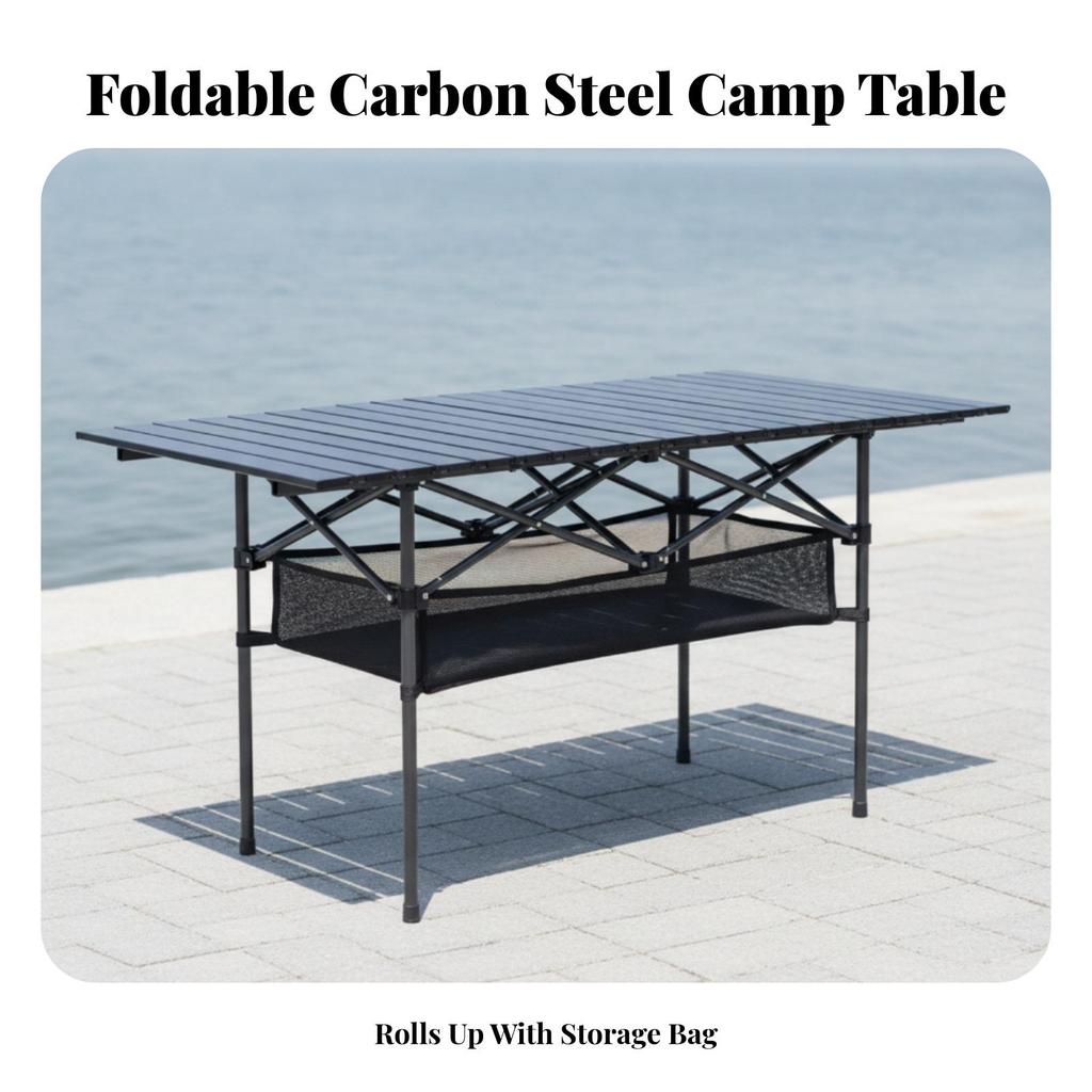 Folding Camping Table Outdoor Portable Versatile for Barbecues