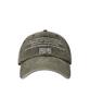 Gesison Code Lettering Washed Ball Cap_Khaki