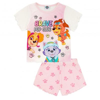 Girls Short-Sleeved Pajama Set