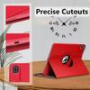 Coque de Protection - BOOLING - pour iPad Pro 11" - Rotatif 360° - Rouge - Multi-Angle
