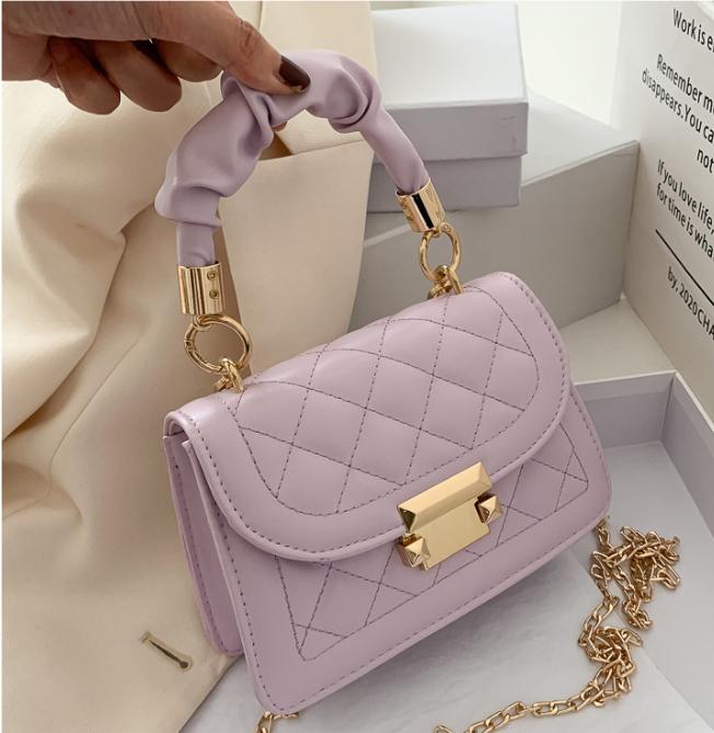 Ladies' handbag popular Korean fashion chain crossbody, internet celebrity handbag, small square bag