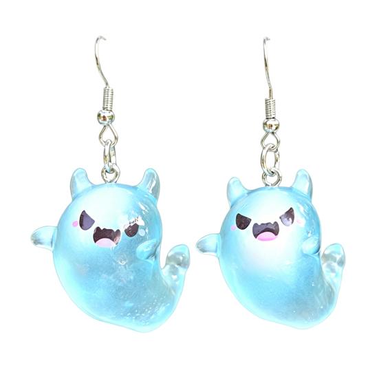 

Ghost Earrings Glow-in-the-Dark Ghost Pendant Earrings for Women Decor, Fun Cute Earrings, Ghost Necklace for Women Halloween Jewelry C