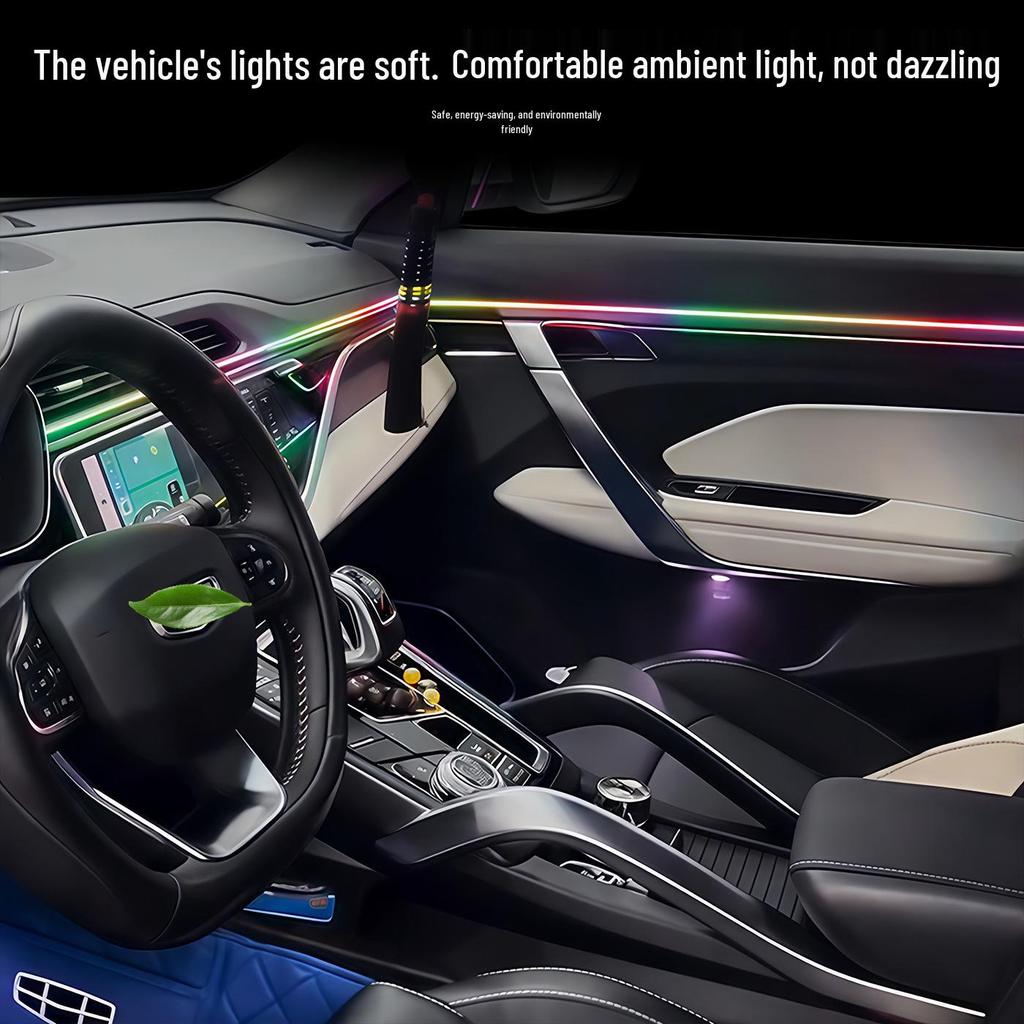 Compatible Ambient Light Replacement for Geely Boyue L/PRO/X/COOL Interior - Dynamic Flowing Design