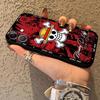 Anime One Characters Piece Black Soft Phone Cover Case for iPhone13 12 11 17 Pro Max 15 16 14 Plus 17Air XS XR