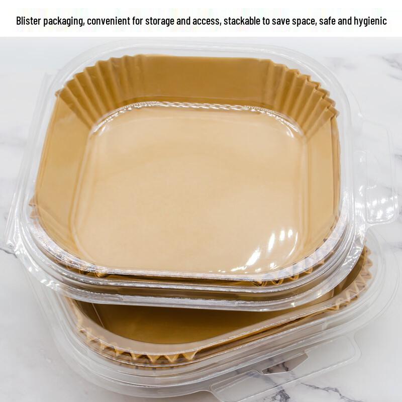 Ruhan Papierowe wkładki do frytkownicy z uchwytami