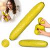 Jouet Anti-Stress à Rebond Lent Texture Élastique Jouet à Pincer Concombre Mariné Cadeau pour Enfants