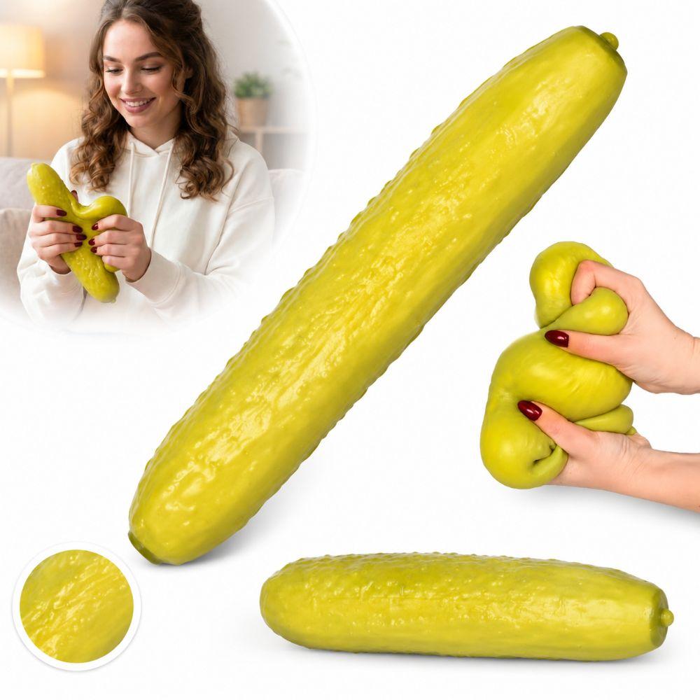 Slow Rebound Cucumber Squeezable Toys Stretchy Texture Pickled Cucumber Pinch Toy Sensory Toy