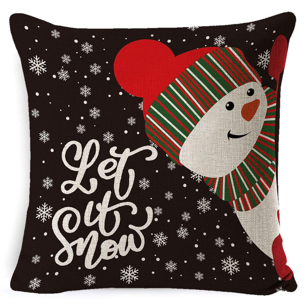 Pillowcase Christmas Pillowcase Light Luxury Pillowcase Ins Style Car Neck Cushion Office Lumbar Support
