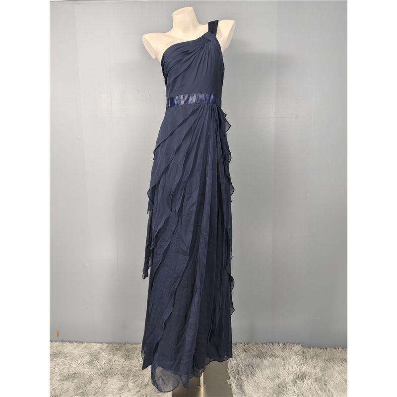 

Экспорт Одно Плечо Диагональный Воротник Дизайн Высокого Качества Трансграничный Ежегодное Собрание Вечеринка по Случаю Дня Рождения Вечернее Платье Платье-Торт Длинное Платье Dark Blue 3XL