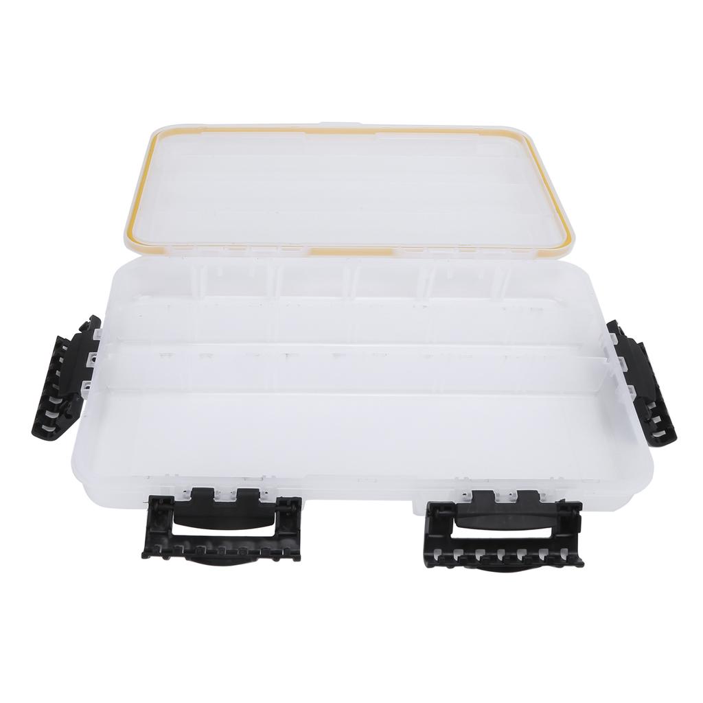 Köderbox Langlebig Versiegeltes Mehrfachnut-Design Angelausrüstung zur Aufbewahrung von Angelzubehör