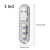 Mini Taşınabilir USB LED Kitap Işığı DC5V Ultra Parlak Okuma Kitap Lambası 2 led 3 led 8 led Işıklar Güç Bankası PC Dizüstü Bilgisayar Notebook İçin
