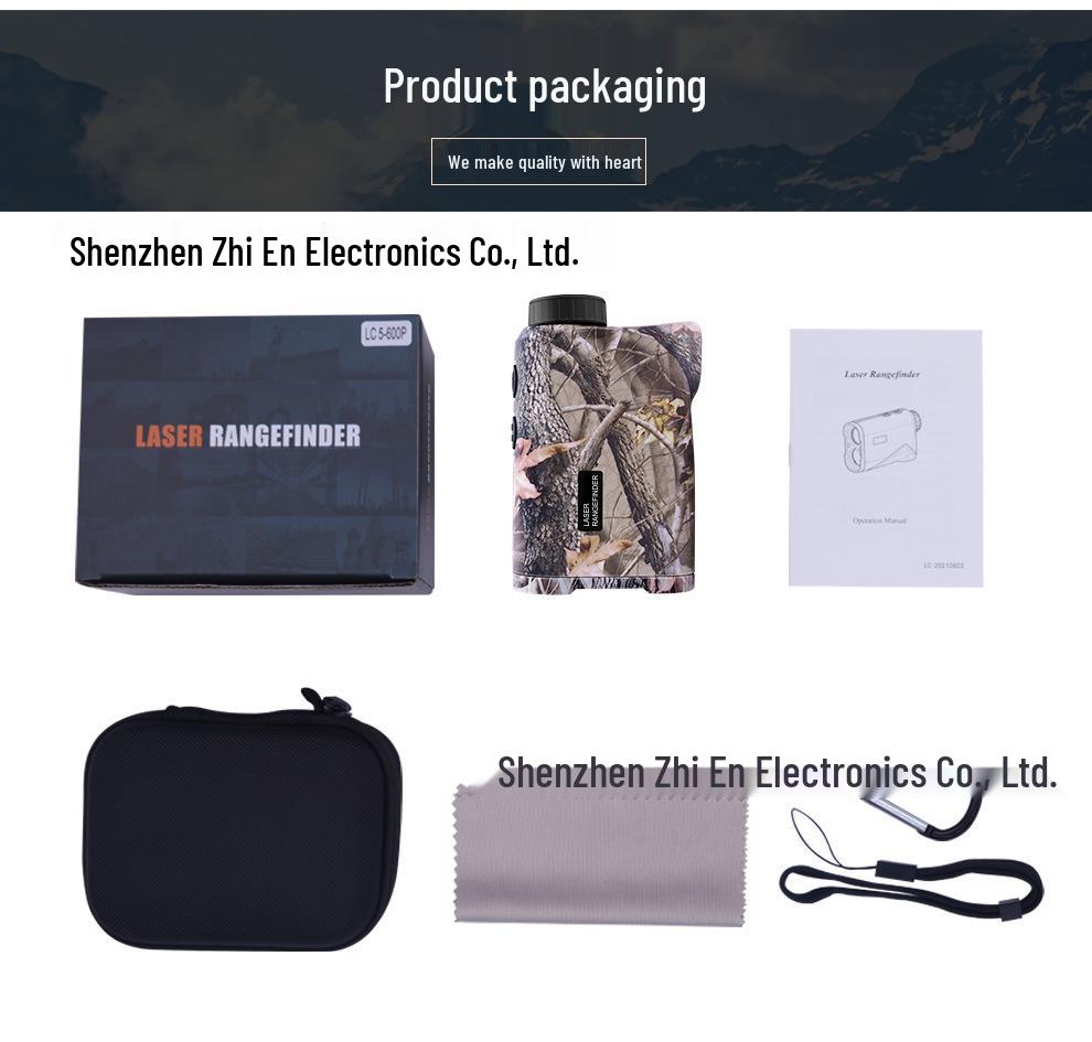 Handheld Laser Golf Rangefinder for Hunting and Speed Measurement In Foggy Weather