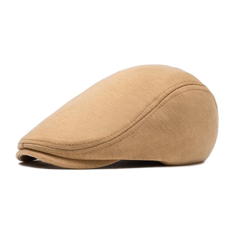 

1Pc Men s Beret British Style Golf Cabbie Flat Polyester Fashion Ivy Hat Gatsby Cap Newsboy