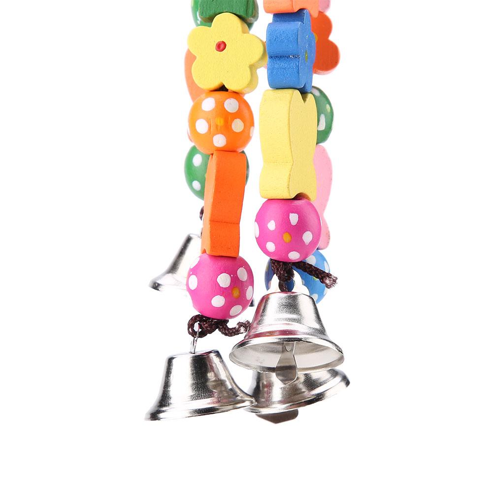 Vogel Kauspielzeug Papageien Käfig Beißspielzeug Haustier Vogel Kauen Hängespielzeug Holzklotz Vogelspielzeug